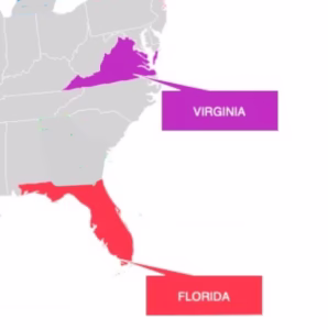 Florida FR44 Virginia FR44